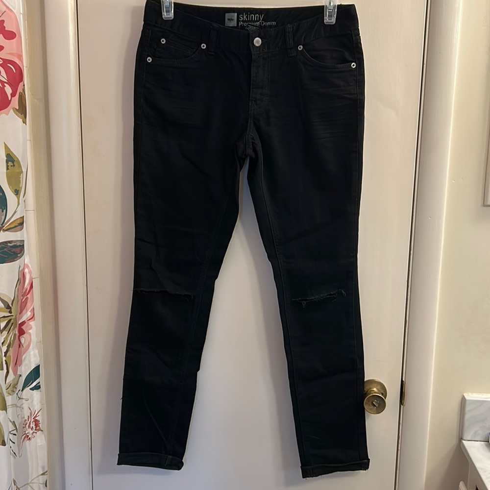 Mossimo Black Ripped Jeans